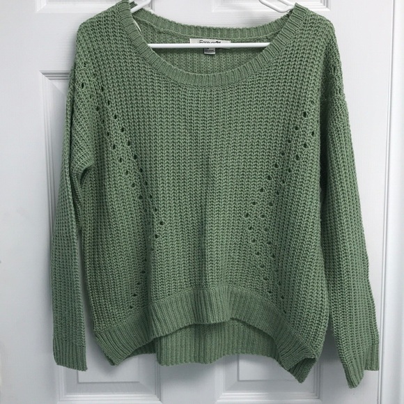Forever 21 Sweaters - Boxy green sweater